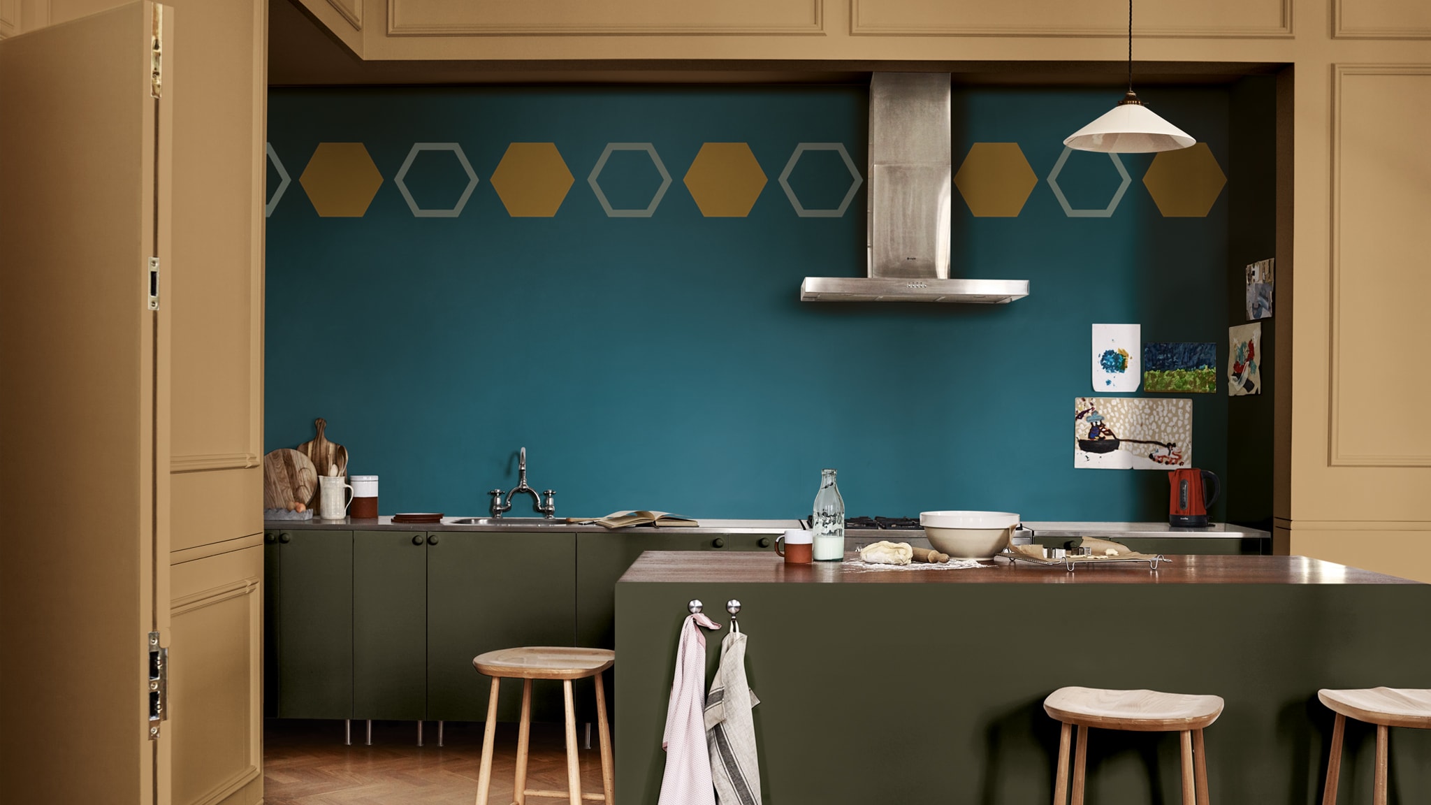 Khoác màu áo mới cho nhà bếp ấm cúng Dulux-Mau-tuong-lai-Mau-chu-dao-nam-2019-Mot-khong-gian-de-yeu-thuong-Bep-Cam-hung-Viet-nam-28