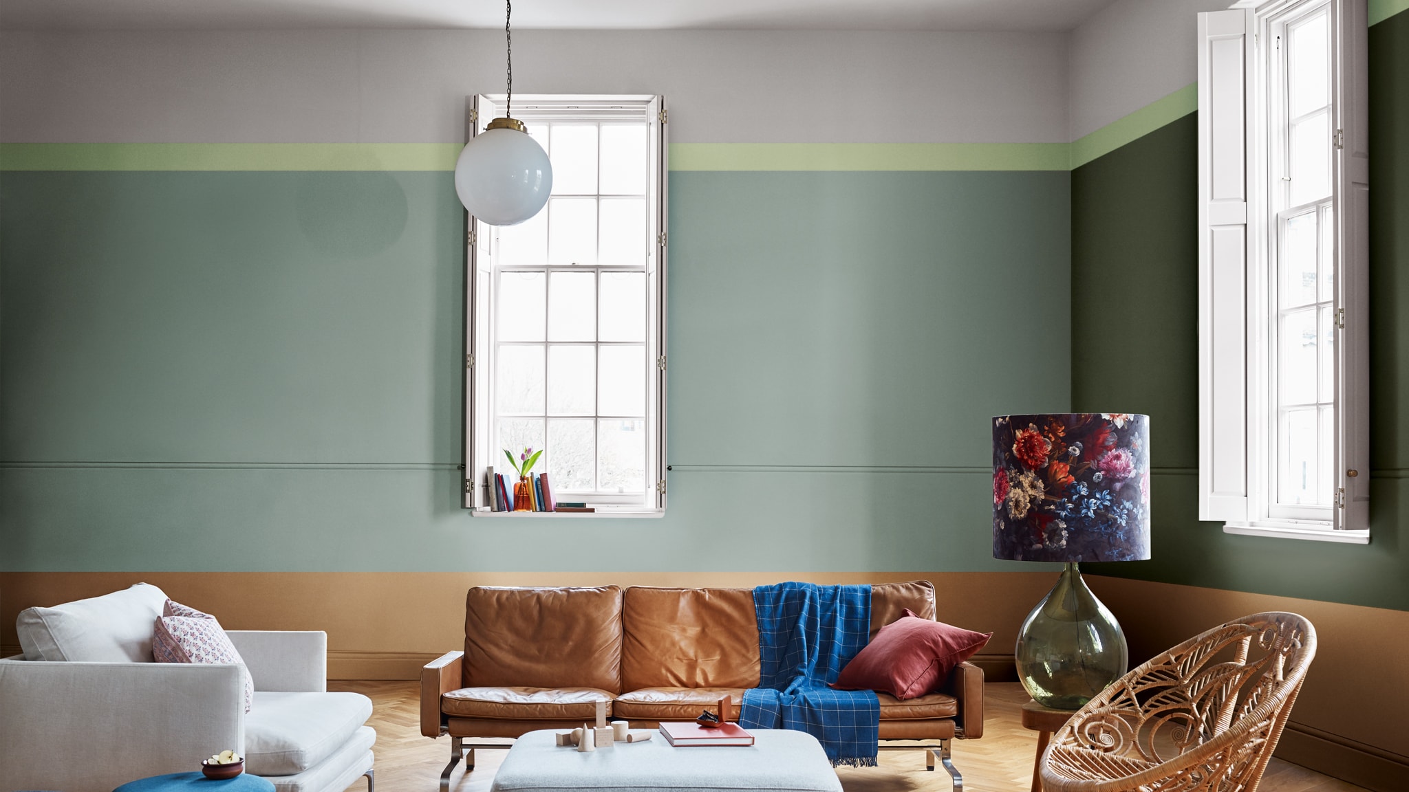 Phòng khách ấm cúng màu Nâu Mật Ong Nhạt Dulux-Mau-tuong-lai-Mau-chu-dao-nam-2019-Mot-khong-gian-de-yeu-thuong-Phong-khach-Cam-hung-Viet-nam-23