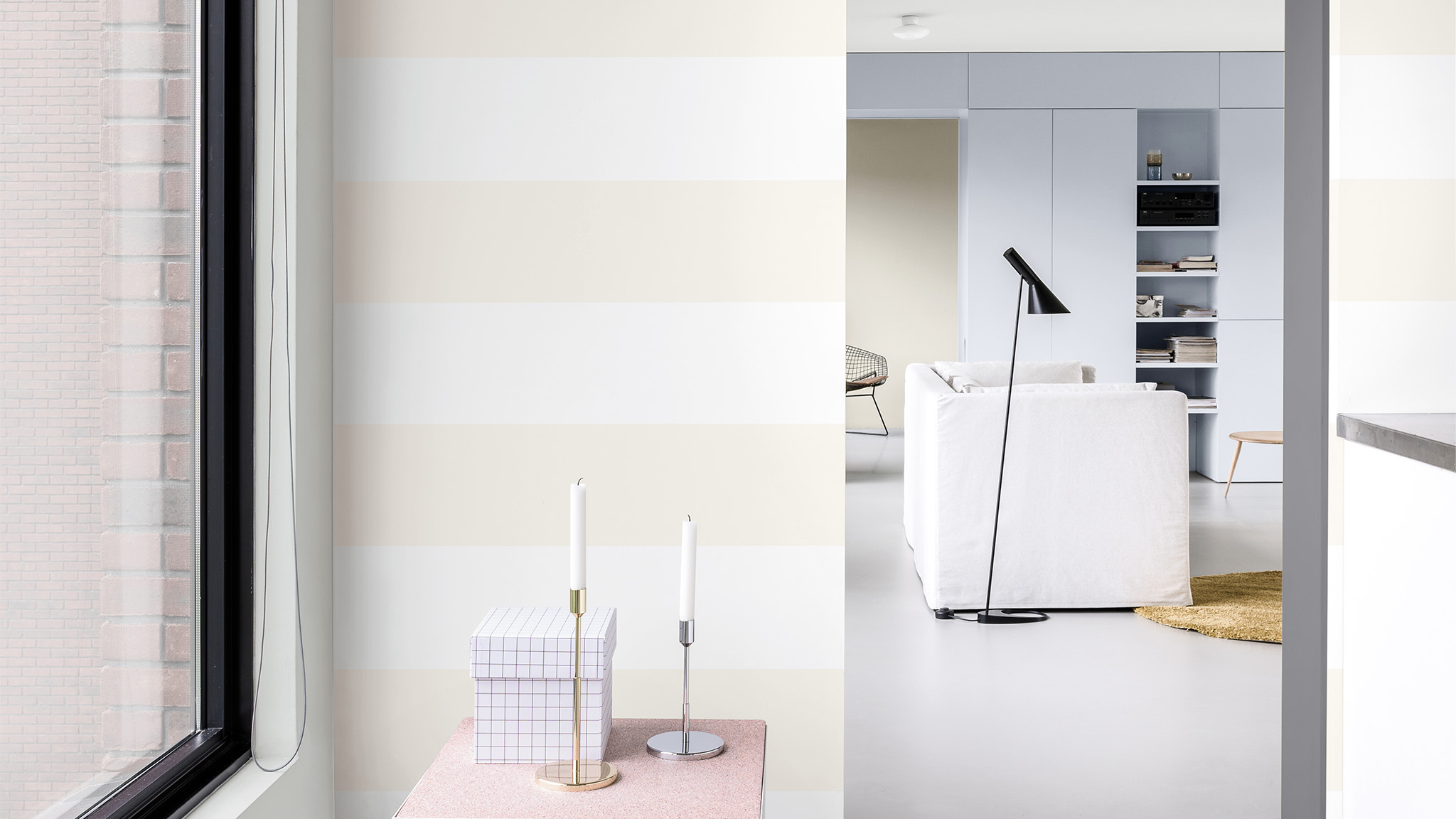 các phương pháp phối màu trắng Dulux phòng khách phối màu trắng Dulux
