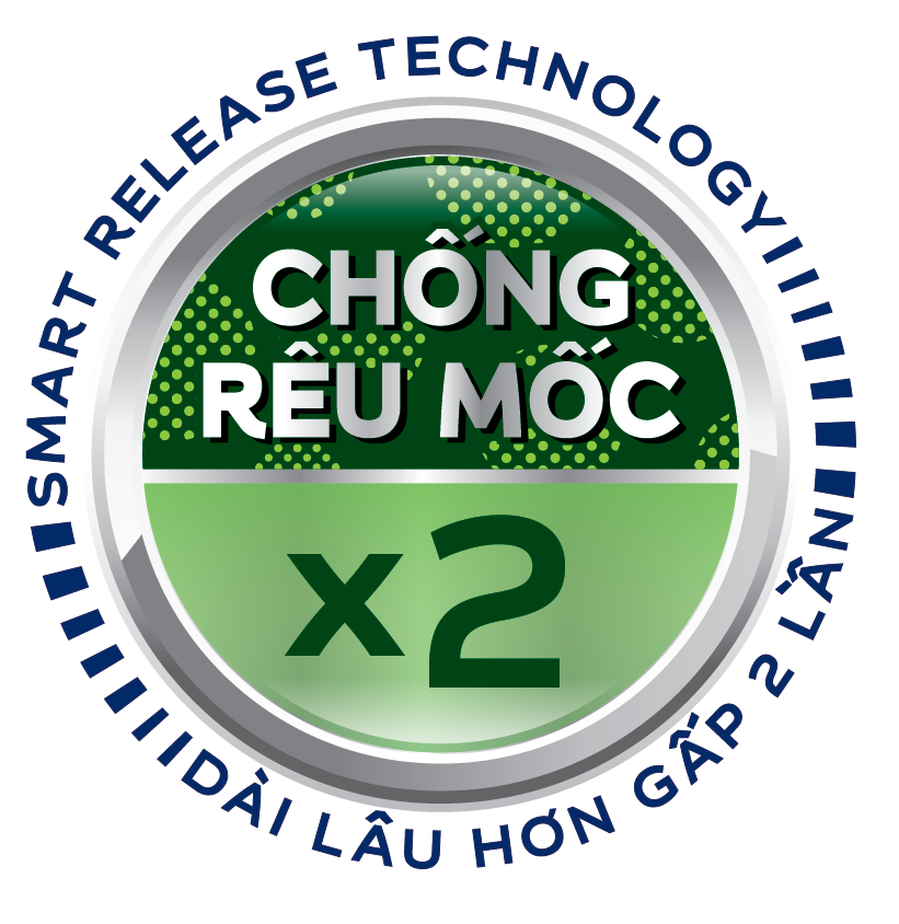 Dulux Chống Rêu Mốc gấp 2 lần Dulux Weathershield Powerflexx Chống Rêu Mốc