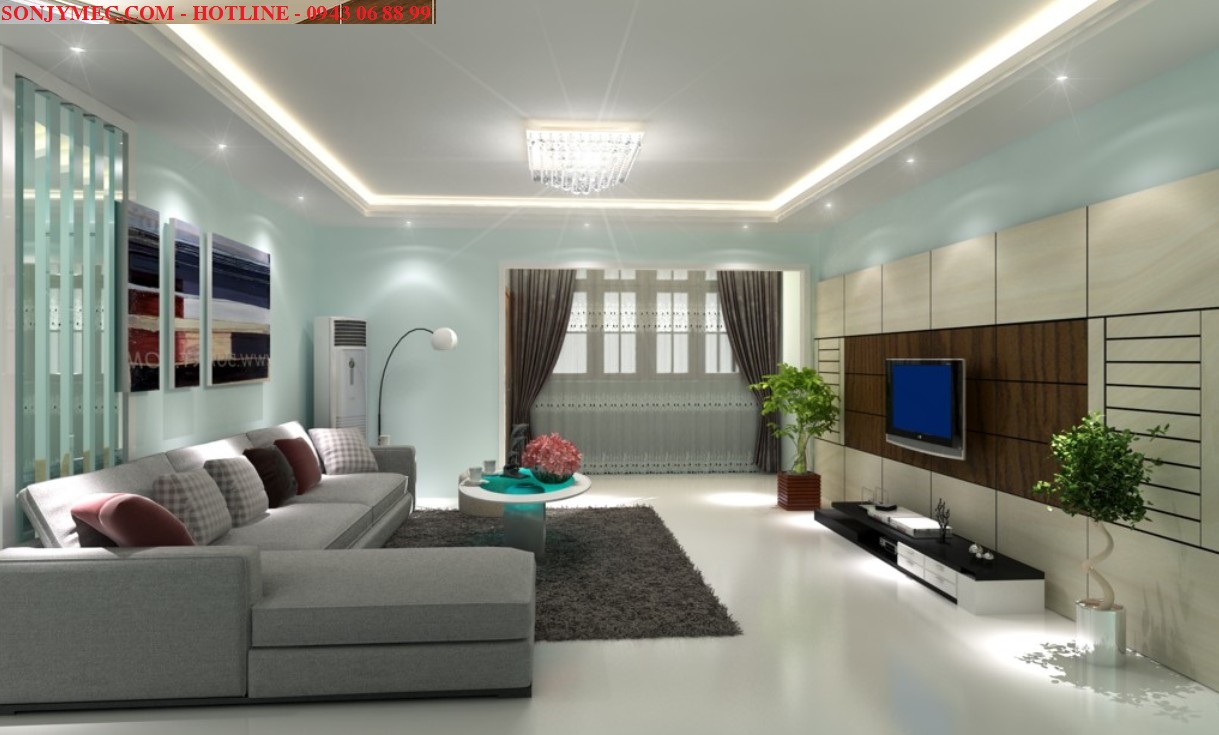 sơn trong nhà nên dùng loại nào
