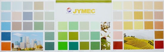 Bảng màu sơn ngoại thất Jymec