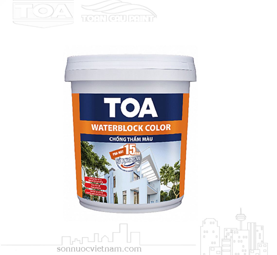 TOA WaterBlock Color - Chống Thấm Màu