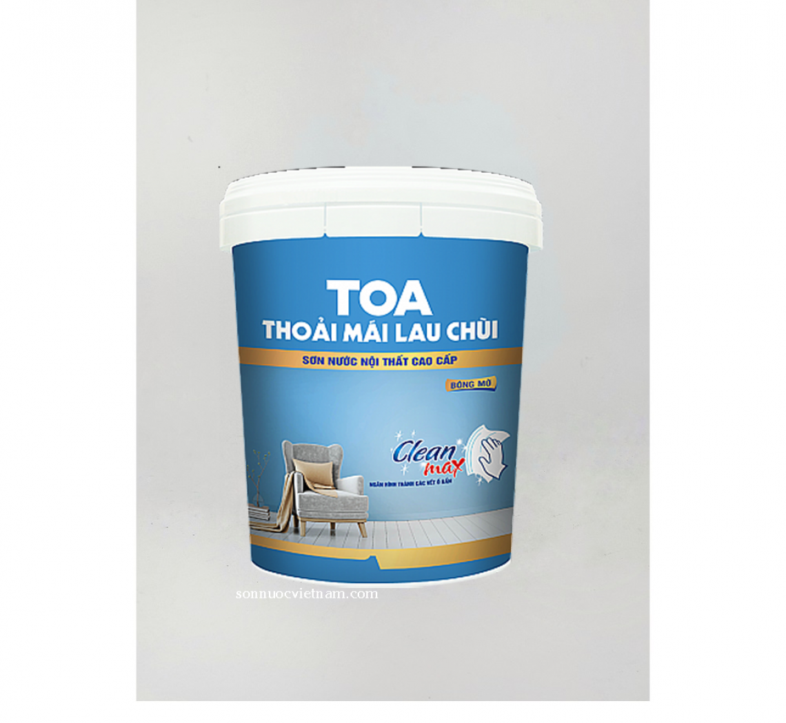 SƠN NỘI THẤT CAO CẤP TOA THOẢI MÁI LAU CHÙI
