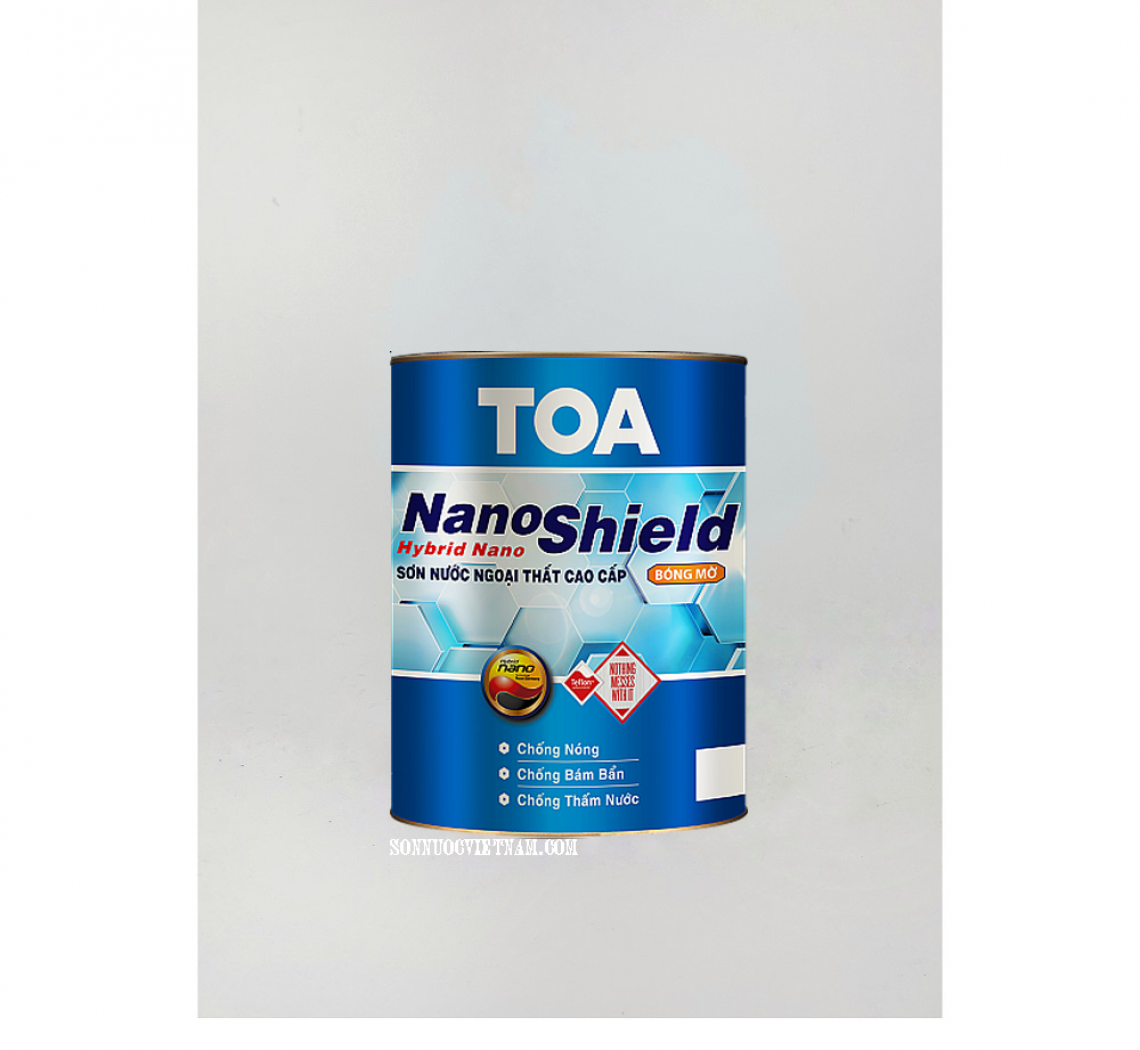 SƠN NGOẠI THẤT CAO CẤP TOA NANOSHIELD (MỜ)