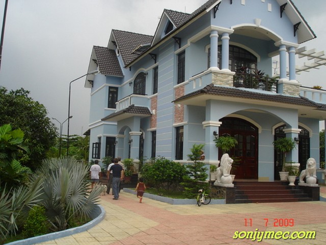 mẫu sơn ngoại thất đẹp Son ngoai that nao tot