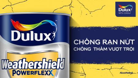 Sơn ngoại thất siêu cao cấp Dulux Weathershield Powerflexx™  