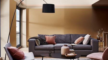 4 cách để đổi mới phòng khách của bạn với màu Nâu Mật Nồng  