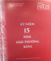                                          GIẢI THƯỞNG KOVA Lần thứ 15-2017                                    