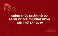                                          Thông báo tìm kiếm ứng viên cho Giải thưởng KOVA lần thứ 17-2019                                    