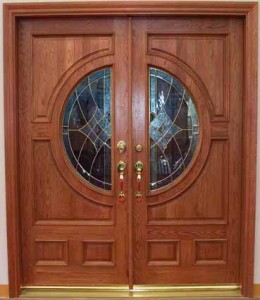 Cửa gỗ 2 cánh đẹp sang trọng