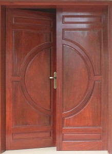 Cửa gỗ 2 cánh tự nhiên chất lượng cao cấp
