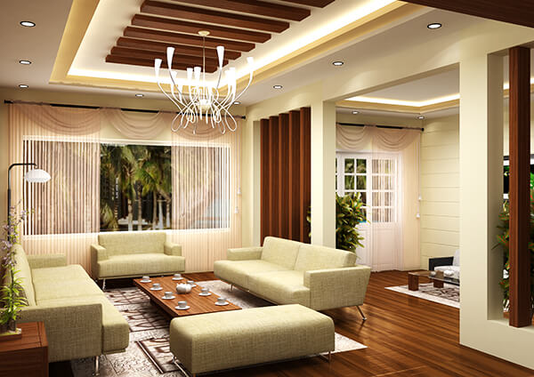 Sửa chữa Phòng khách biệt thự bằng cách kết hợp hoàn hảo giữa sắc vàng và các chi tiết bằng gỗ Sửa chữa Phòng khách biệt thự bằng cách kết hợp hoàn hảo giữa sắc vàng và các chi tiết bằng gỗ