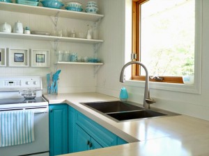 Sửa nhà bếp biệt thự bằng cách sửa lại cửa sổ