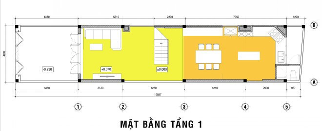 Mặt bằng tầng 1