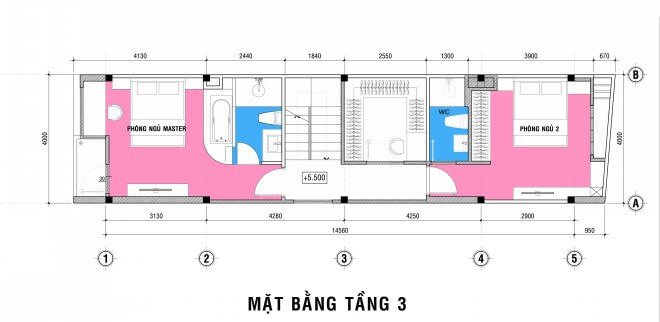 Mặt bằng tầng 3