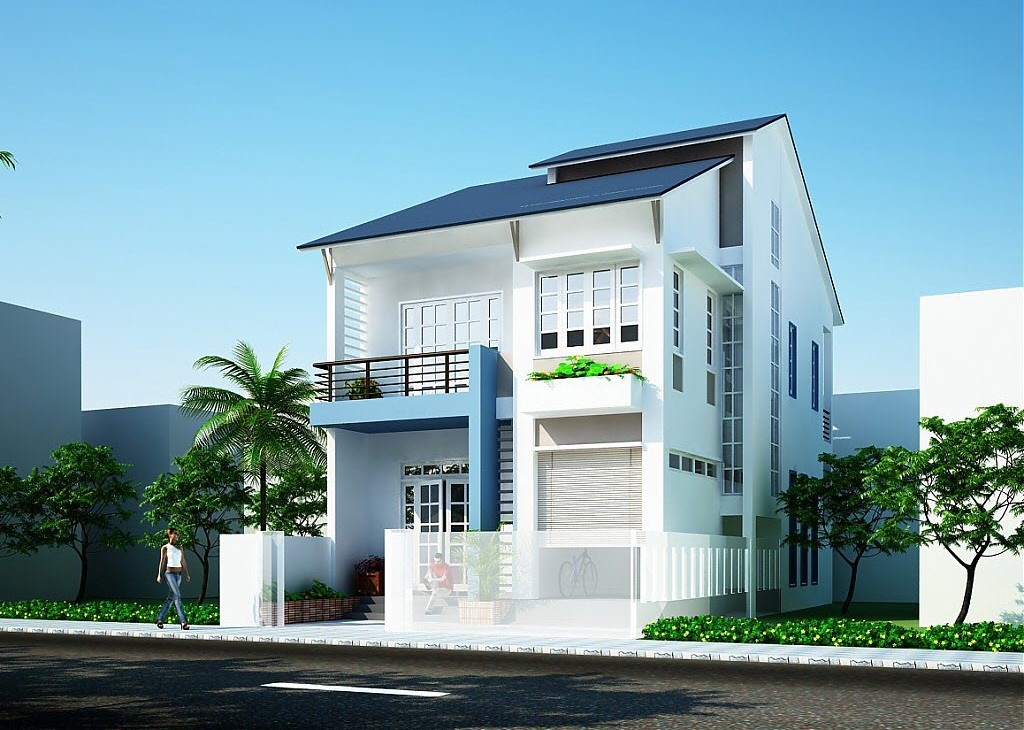 màu tường và màu cửa phải phù hợp thì mới tạo nên một nhịp điệu màu sắc thống nhất 
