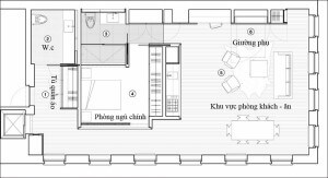 Mẹo sửa chữa chung cư không tường ấn tượng