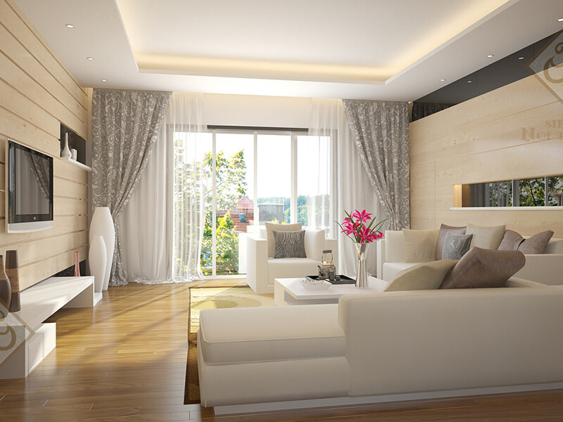 Sơn nhà chung cư với mầu sắc trang nhã sang trọng