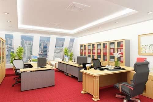 Văn phòng công ty đẹp đẽ sau khi sửa chữa lại