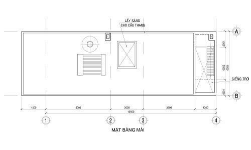 Mặt bằng xây sửa tầng áp mái