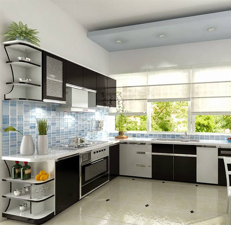 Mẹo cải tạo căn hộ với hệ tủ bếp chữ L thích hợp cho các không gian bếp nhỏ này.