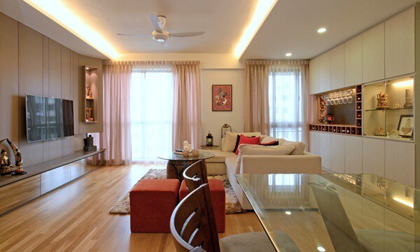 Mẫu thiết kế căn hộ 130m2 đẹp sang trọng