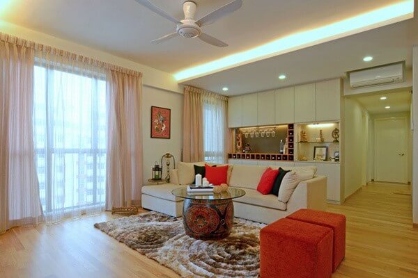 Mẫu thiết kế căn hộ 130m2 đẹp sang trọng