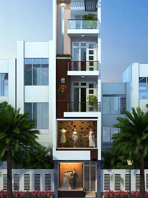 Sơn mặt tiền nhà phố với tông trắng chủ đạo cho ngoại thất kết hợp hệ thống cửa nhựa lõi thép màu trắng, hài hòa, tạo cảm giác rộng rãi hơn. Sơn mặt tiền nhà phố với tông trắng chủ đạo cho ngoại thất kết hợp hệ thống cửa nhựa lõi thép màu trắng, hài hòa, tạo cảm giác rộng rãi hơn.