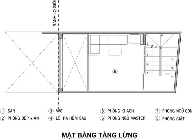 Mặt bằng thiết kế nhà 3 tầng