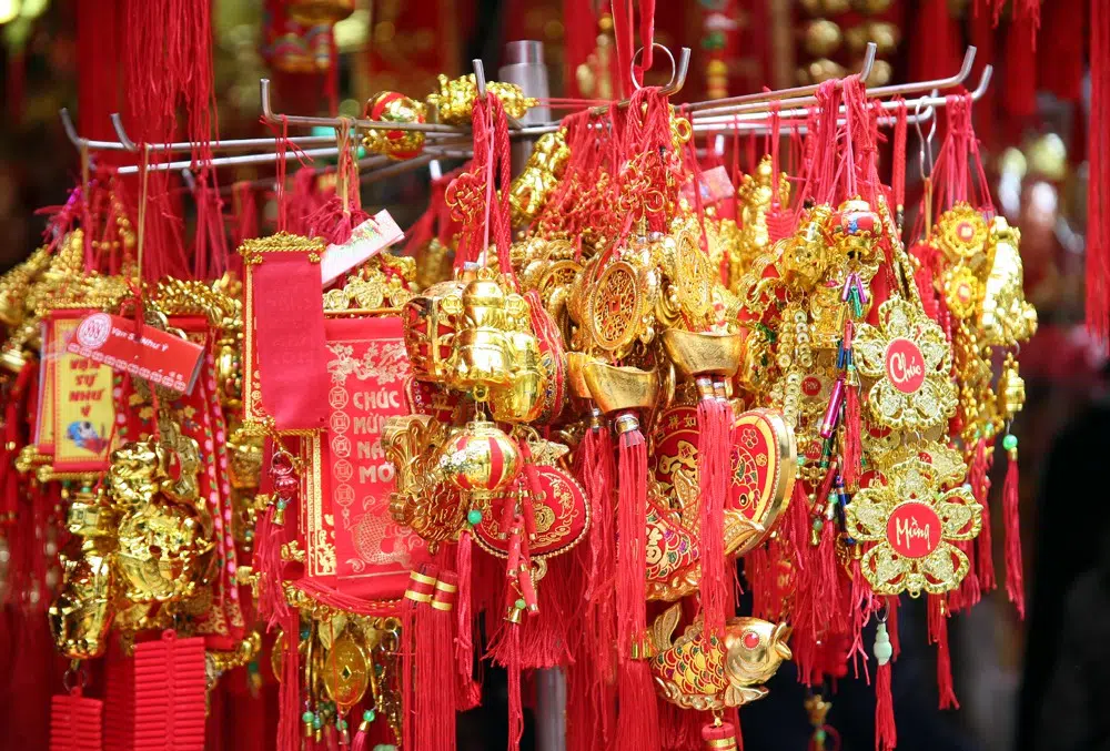 dây treo trang trí tết