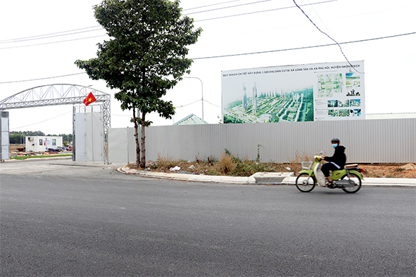Tập đoàn Taekwang hợp tác với Tập đoàn Daewoo E&C đầu tư khu dân cư Long Tân - Phú Hội (H.Nhơn Trạch). Ảnh: H.Giang