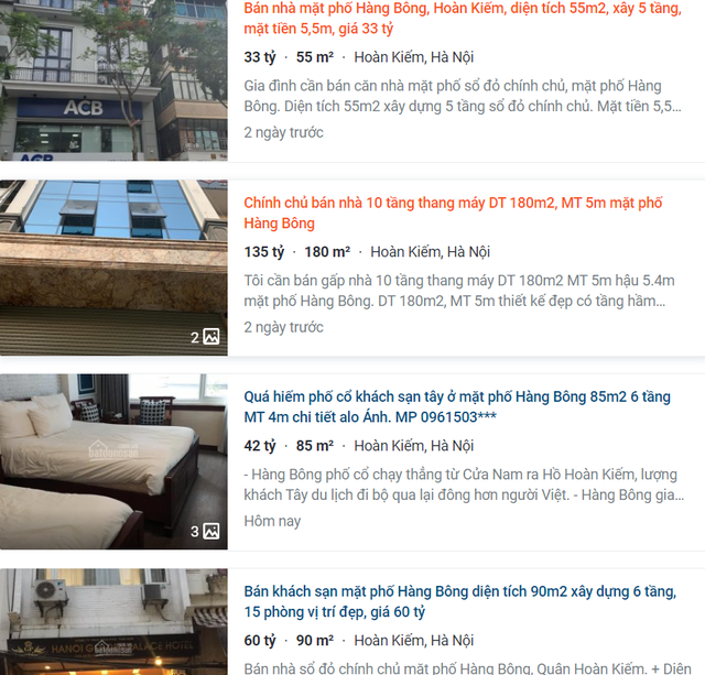 Đua nhau bán nhà phố cổ mùa dịch: 1,1 tỷ đồng/m2, đắt kỷ lục!