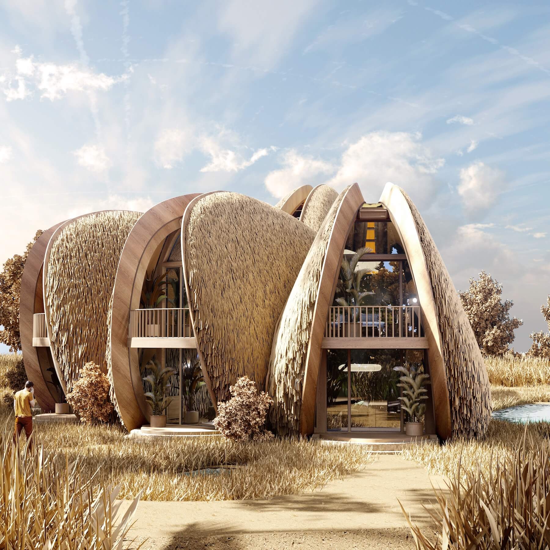 organic shaped family recreation 