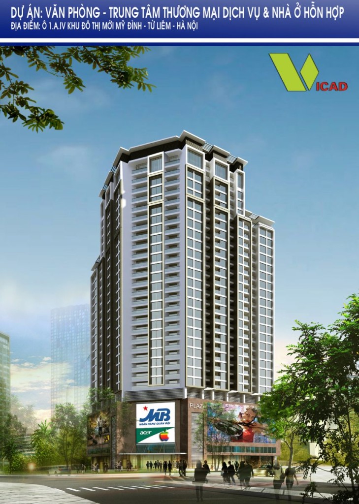 Phối cảnh chung cư MBLand Home 3 Mỹ Đình