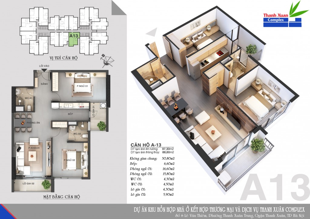 can-a13-chung-cu-thanh-xuan-complex