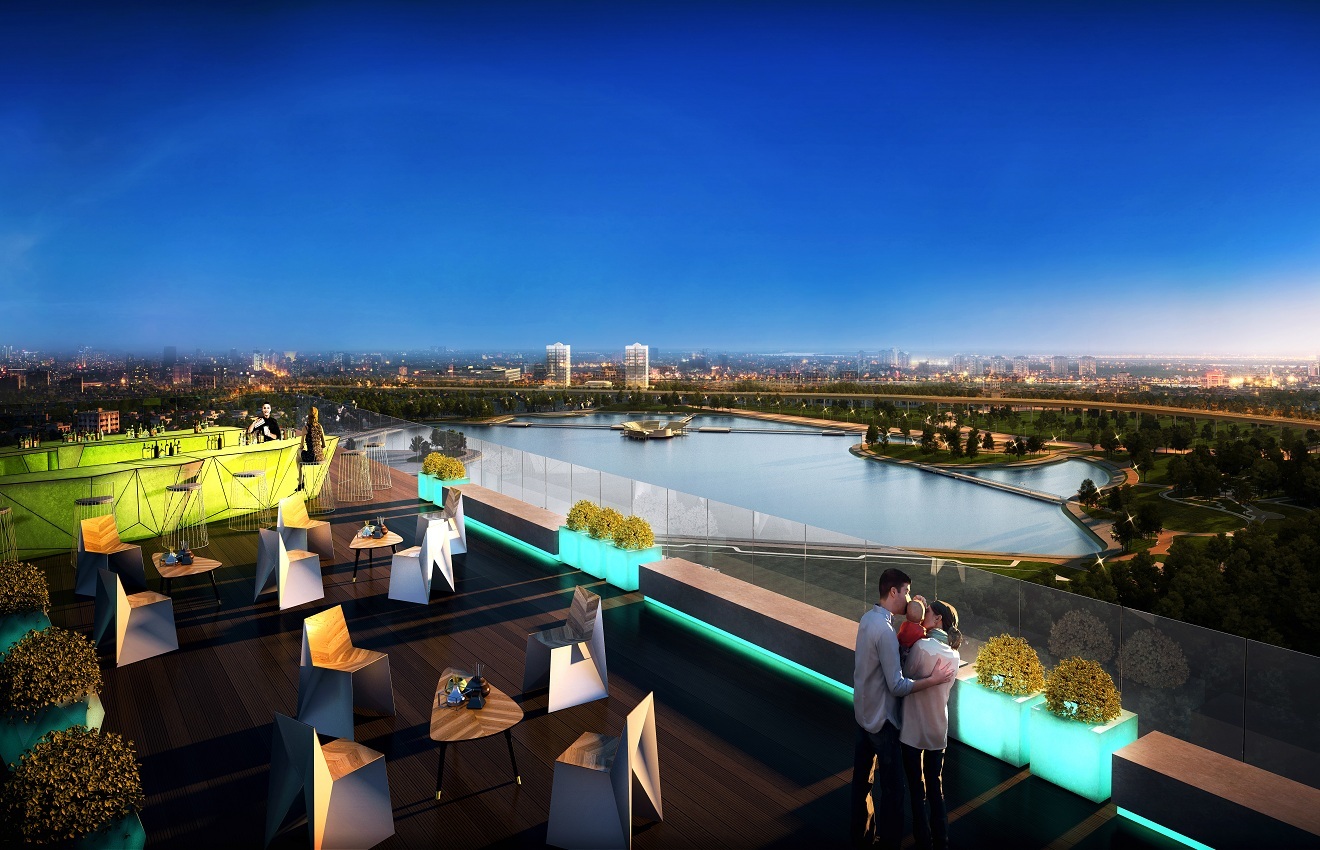 sky bar trên tầng 37 tòa A