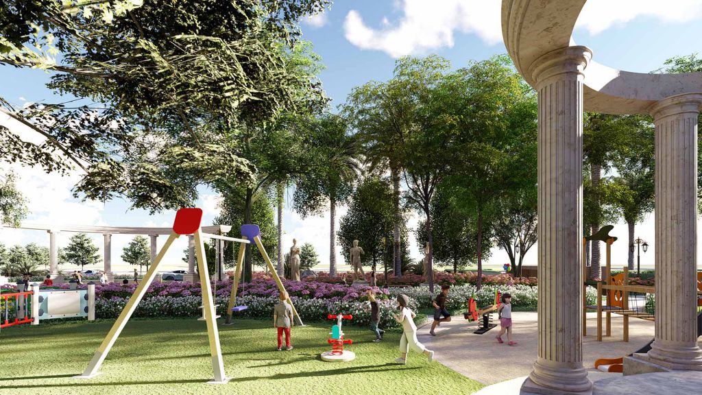khu vui chơi trẻ em dự án roman plaza