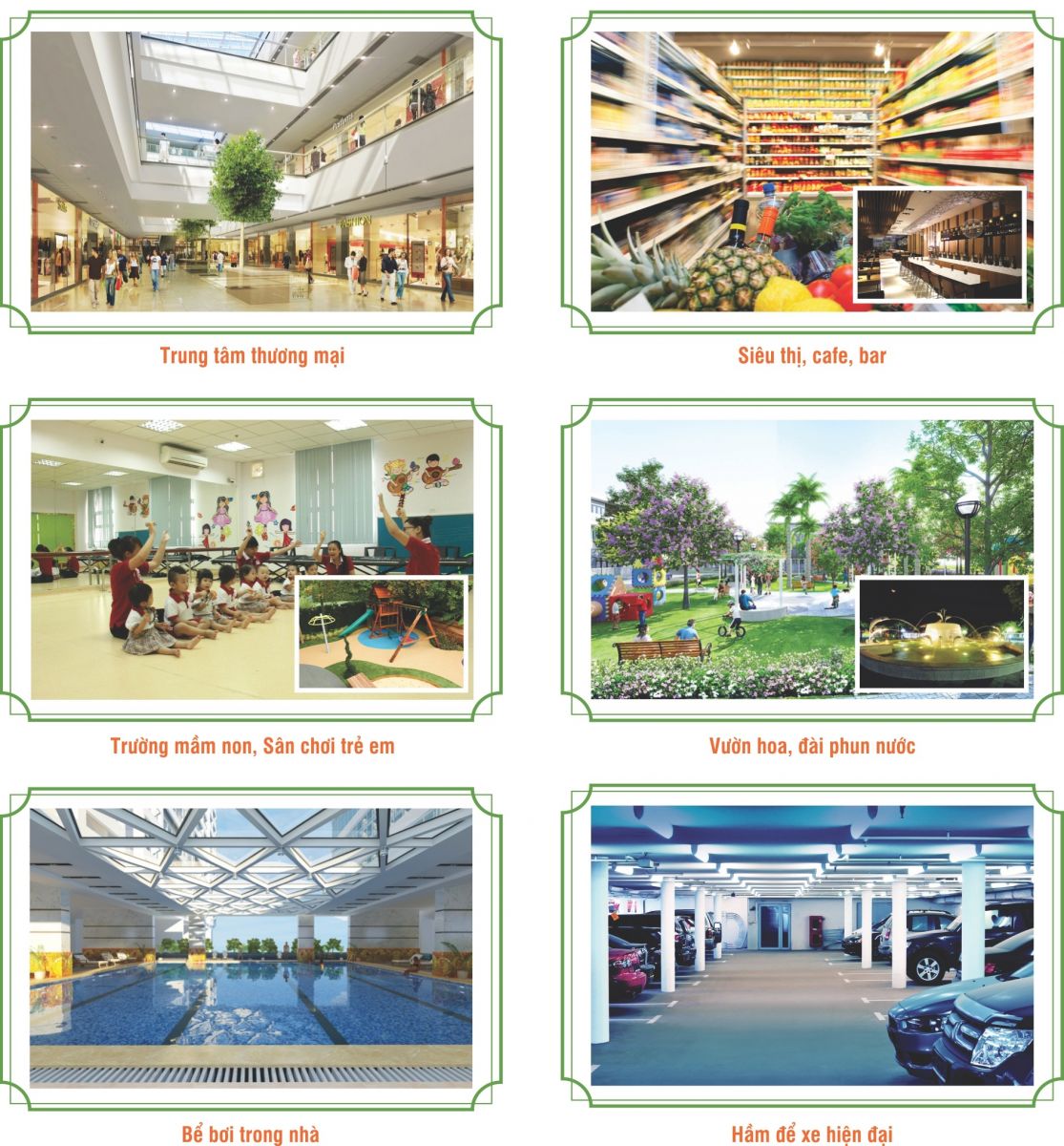 tiện ích dự án thạch bàn lakeside