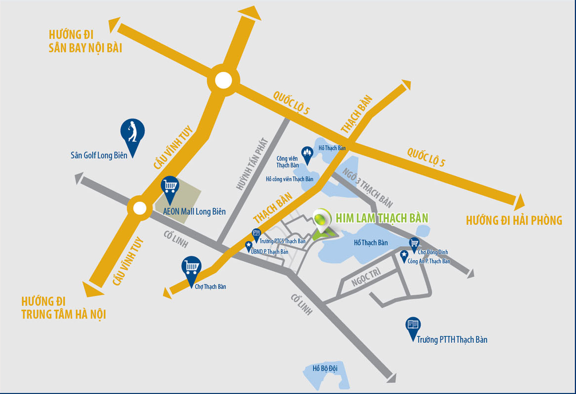 vị trí chung cư thạch bàn lakeside