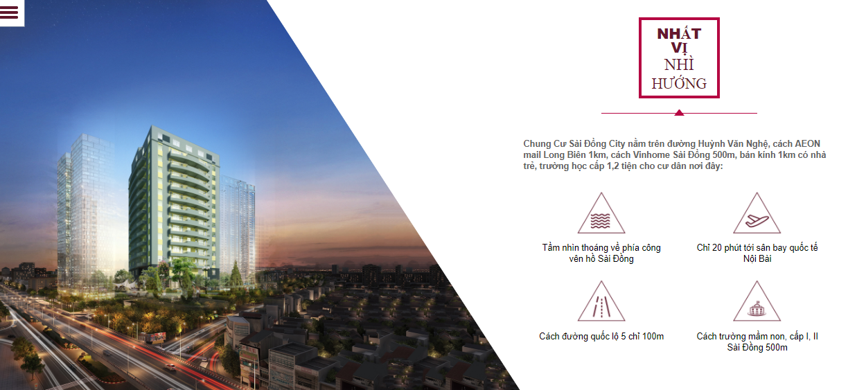 chung cư sài đông city long biên