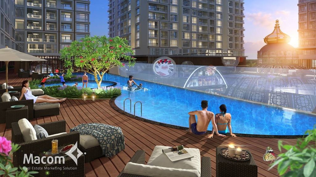 bể bơi vô cực hinode city