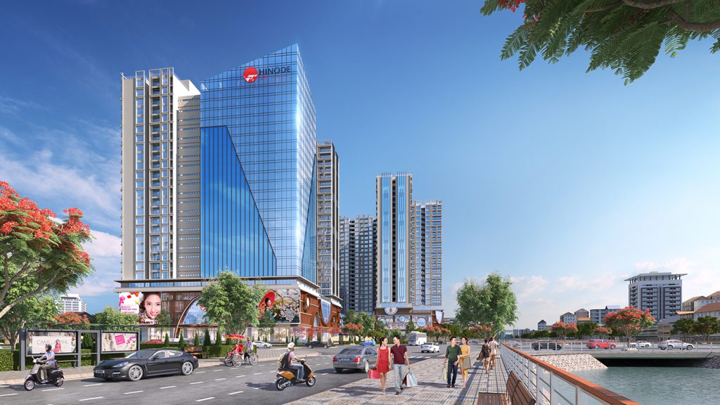 phối cảnh chung cư hinode city