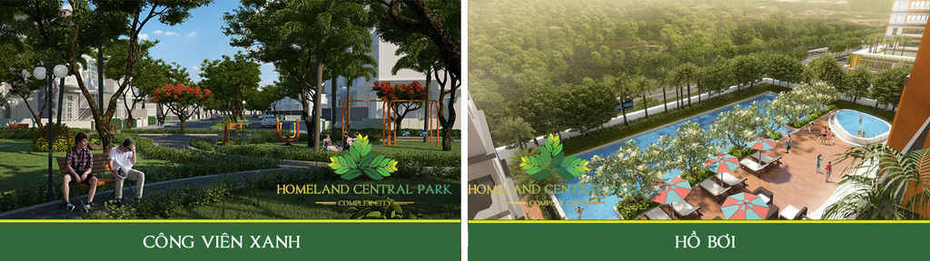 tiện ích dự án home land central park