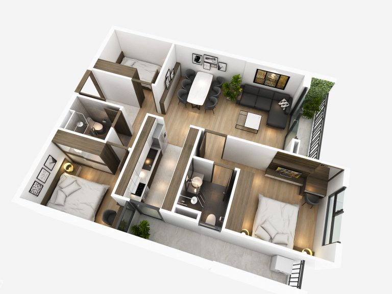 thiết kế căn hộ chung cư tsg lotus sài đồng
