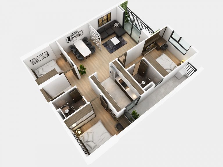 thiết kế căn hộ chung cư tsg lotus sài đồng