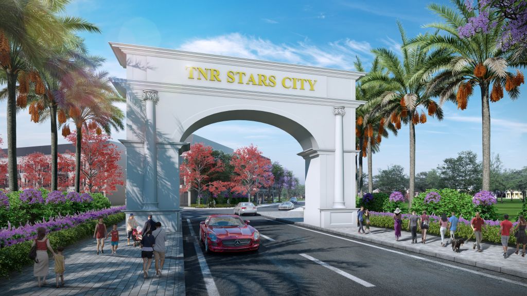 cổng chào dự án tnr star city