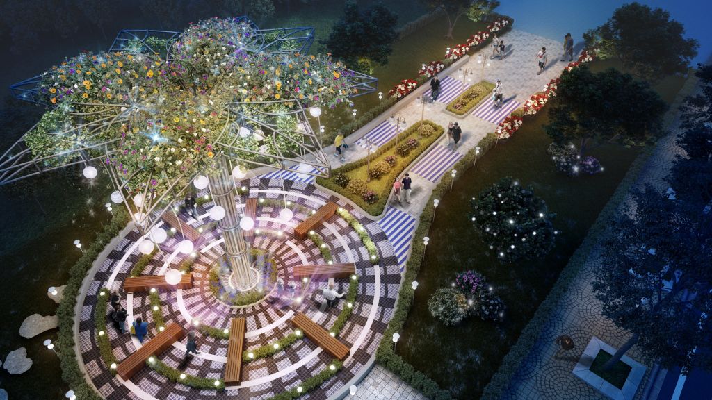 quảng trường tnr stars city lục yên