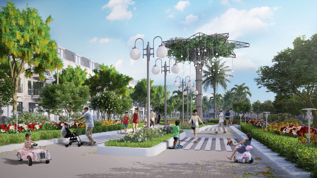 đường đi dạo tnr stars city
