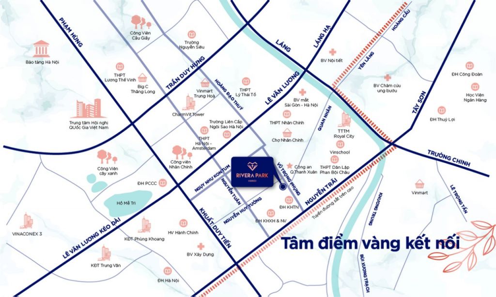 vị trí chung cư rivera park hà nội